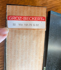GROZ-BECKERT 250, Wo 151.75, G02, Industrial Sewing Needle – NOS