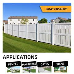 2 Lb. Postfix Fence Post Mix, Mix-in-the-bag Expanding Foam For Supporting Non