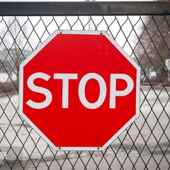 Reflective Octagon STOP Sign, Rust-Proof, 0.08″ Aluminum / 0.12″ Plastic