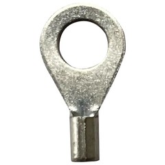 (100) Non-Insulated 16-14 Gauge 1/4 Ring Terminal Uninsulated Wire Connector USA