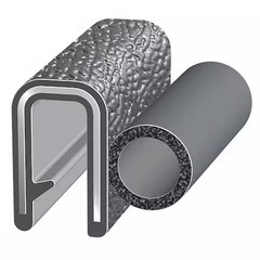 Trim-Lok 7100B3x1/16A-25 Trim Seal, Epdm, 25 Ft Length, 1 In Overall Width,