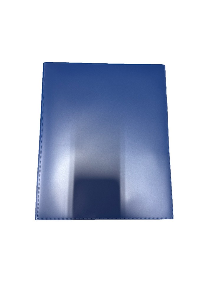 2-Pocket Folders (10ct) with 6 Clear Pages – DARK BLUE