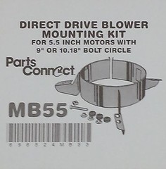 Fasco FM55 replacement 5.5″ Blower 3 Leg Motor Belly Band Bracket MB55