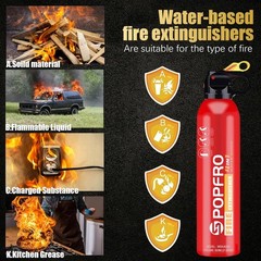 4 In1 Fire Extinguisher with Mount Fire Extinguishers for the House/Car/Kitchen