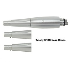 Dental Hygienist Prophy Handpiece Integrity Air Motor 4 Holes 3 Nose Cones Kit