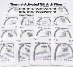 Dental Orthodontic Thermal Activated Archwires Niti Arch Wire Ovoid Natural Form