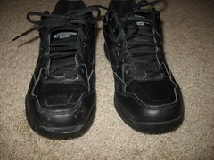 Skechers Relaxed Fit Memory Foam Slip Resistant Work Shoes Black Men’s 9.5