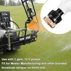 BN2BP125FWX-CS Full Pattern 16ft Broadcast Spray Boomless Nozzle for 2GPM Pump