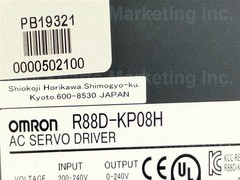 Omron R88D-KP08H R88DKP08H AC Servo Driver 0-240V 3Ø 4.1A 0-500.0Hz 750W