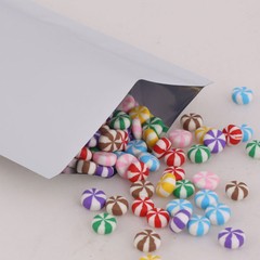 Many Sizes for Matte White Flat Foil Mylar Heat-Sealable Open Top Pouch Bag W02