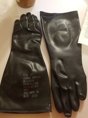 4 pair Siebe North Inc Chemical Protective Glove Set 8415-01-033-3517 Small NEW