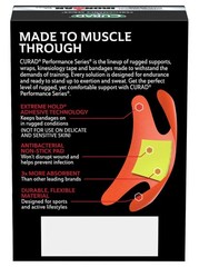 CURAD Performance Series IRONMAN Antibacterial Bandages, 20 Count (Pack of 1)