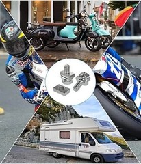 Motorcycle Battery Terminal Bolts and Nuts,12 Pack M6 X 12 Mm Bolt Square Nut…