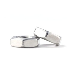 M2M3M4M5M6M8M10M12M14M16M18M20M22M30 HEXAGON THIN HALF LOCK NUTS STAINLESS STEEL