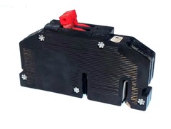 Type RC38AL Zinsco or GTE Sylvania 2-Pole 20A Thin Circuit Breaker (Black)