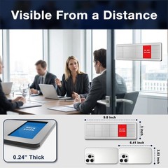 Office Door Signs – 2 Pack: Do Not Disturb, In A Meeting, Out Of Office, Come…