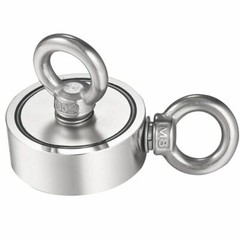 1300LBS Pull Force Fishing Magnet Kit Super Strong Neodymium Treasure Hunting