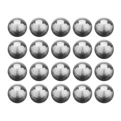 20Pcs Tungsten Steel Bearing Balls 4Mm Tungsten Carbide Precision Ball, G5 Grade