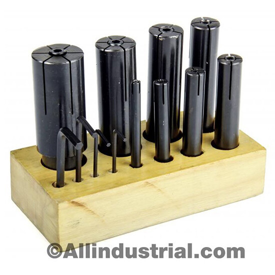 All Industrial 8 Pc, High Precision Expanding Arbor Set Mandrels 1/4″ to 1-1/4″