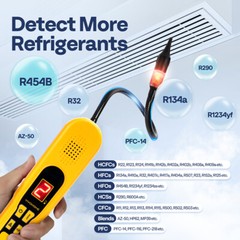 HVAC Refrigerant AC Sniffer Freon Leak Detector Max Sensitivity up to 0.07oz./yr