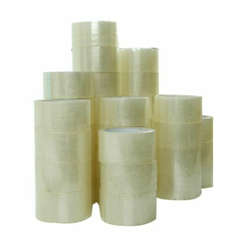 24 Rolls 3″/110 Yards/1.8 Mil Clear Packing Tape,Box Tape, CS18A Free FDX GND