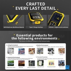 Portable Nuclear Radiation Detector GM Geiger Counter Tube X-Ray Dosimeter LCD