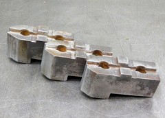 Jergens 15217 Steady Rest Lathe Chuck Jaws 3-1/2″L x 1-1/2″H x 1-1/4″W Lot of 3