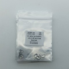 20Sets Dental Orthodontic 1st Molar Wide Big Brackets Roth 022 With hooks