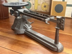 Vintage 1950s OHAUS Triple Beam Balance Scale 2610g (5.75 lb) +FAST SHIPPING!
