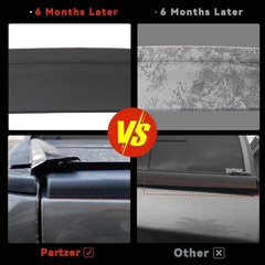 Tailgate Protector Spoiler Top Cap Compatible with 2019-2024 Dodge Ram 2500 3500