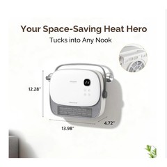 ROVSUN 1500W Wall-Mounted & Freestanding Heater with Portable Handle 120V
