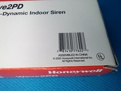 Honeywell Wave2PD Piezo Dynamic Indoor Siren New in box Free Shipping