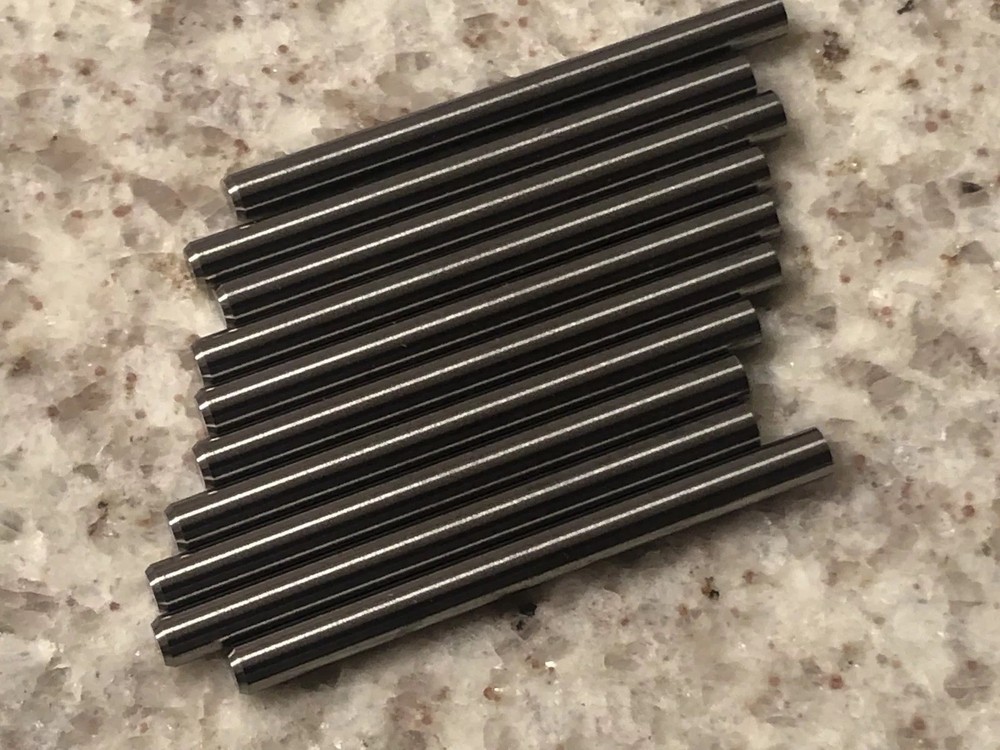 (10EA) SOLID MITSUBISHI MICRO FINE GRAIN TF15 CARBIDE ROUND BLANK 1/8” x 1-1/2”