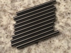 (10EA) SOLID MITSUBISHI MICRO FINE GRAIN TF15 CARBIDE ROUND BLANK 1/8” x 1-1/2”