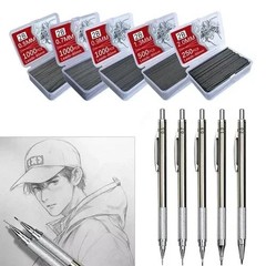 1000/250PCS Mechanical Pencil Lead Refills HB 0.5/0.7/0.9/1.3/2.0mm Office Schoo