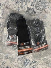 3 Pair Impacto Anti-Vibration Gloves Anti Impact Half Finger S And M