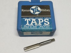 12 pcs HANSON WHITNEY 7/16″-20 GH3 Hand 3 Straight Flutes Plug Taps 23517 USA