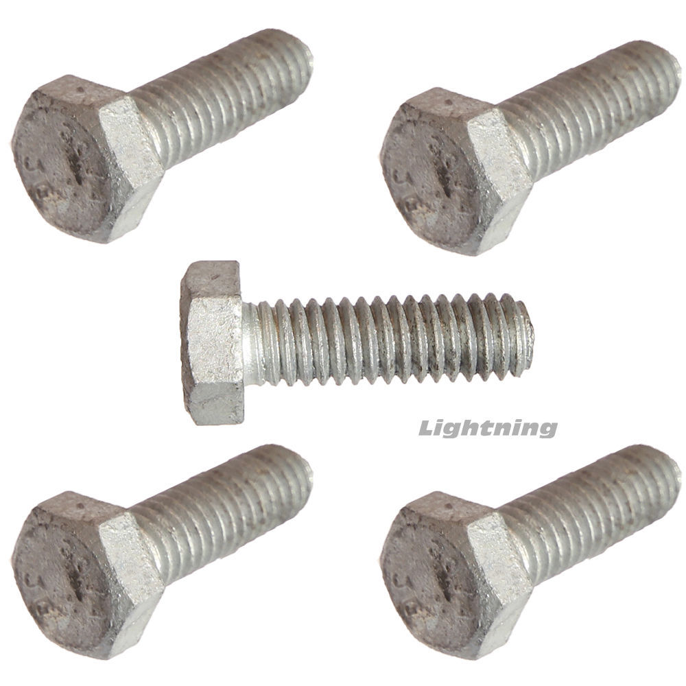 5/16-18 x 3/4″ Hex Bolts Hot Dip Galvanized Cap Screws and Nuts Quantity 250
