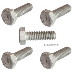 5/16-18 x 3/4″ Hex Bolts Hot Dip Galvanized Cap Screws and Nuts Quantity 250
