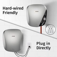 AIKE AK2903 Heavy Duty Commercial Hand Dryer with Hepa Filter Brushed Stainle…