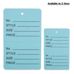500 Qty Unstrung Colored Price/Receipt Tags w/Easy-Tear Stub