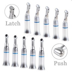 NEW Dental low speed handpiece push button/latch contra-angle E-type USA