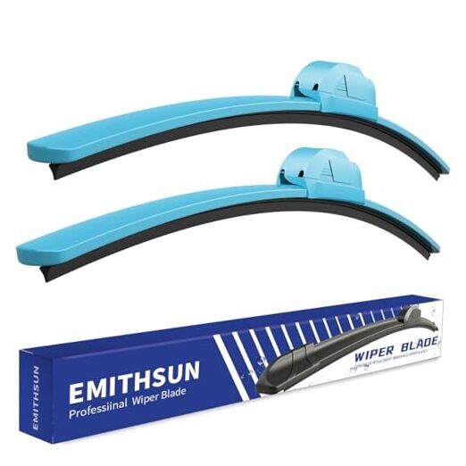 OEM QUALITY 26″ + 17″ Premium All-Seasons Durable Stable And Quiet Blue