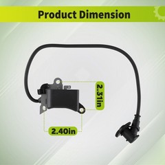 Ignition Coil For Stihl TS400 TS460 Cut Off Saw Old Style 3-Bolt 4223 400 1300