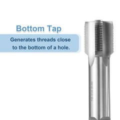 Hand Bottom Tap 1-1/2-12 UNF 2B Bottoming Style Screw Tapping Threading Tool