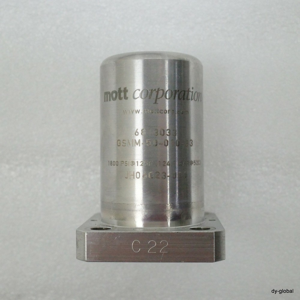 MOTT GasShield Filter Used GSMM-50-010-33 VLV-I-1022=A406