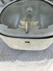 ITT Model 25-200w/250w High Pressure Sodium HPS Light Fixture. No Bulb Or Photo