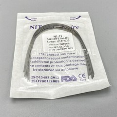 Dental Ortho Super Elastic Niti Arch Wires Round Rectangular Ovoid/Natural Form