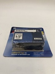 Brother Genuine P-Touch, TZe-231 2 Pack Tape TZE2312PK Black Print White Tape