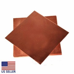 1PC 99.9% Pure Copper Copper plate Red copper sheet T2 Cu Metal 2mm*100mm*100mm